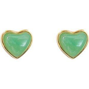 Women's  Carnelian Crystal Heart Necklace Raw Stone Healing Crystals Earrings